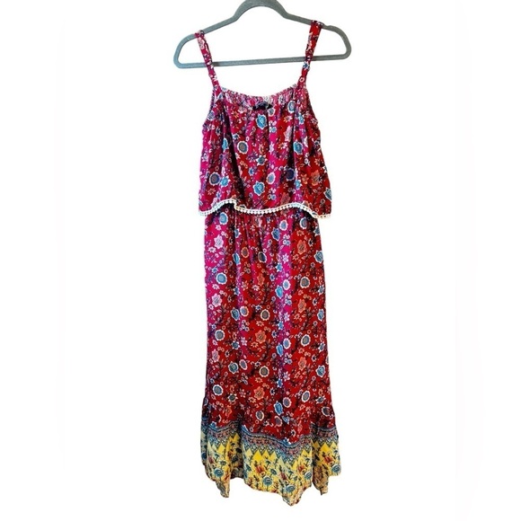 BloomChic Bandana Print Ruffle Maxi Dress 10 - Picture 4 of 11